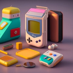 Retro Gaming set