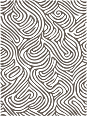 Abstract Seamless Zebra Wavy Lines Pattern Background