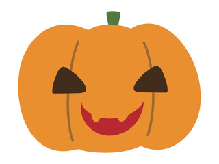 ジャックオランタンのハロウィン向けのイラスト素材