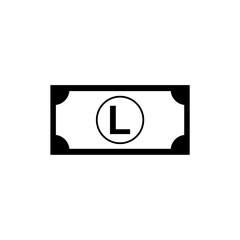 Moldova Currency Symbol, Moldovan Leu Icon, MDL Sign. Vector Illustration