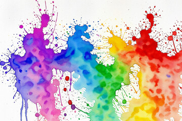 paint, splash, color, watercolor, art, colorful, illustration