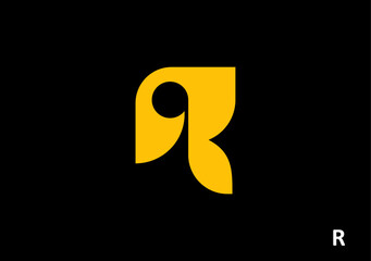 Embrace transformation and beauty with our unique logo, uniting the letter R, a human, and butterfly symbol