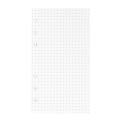 Cutout of an isolated blank dots pages with the transparent png background