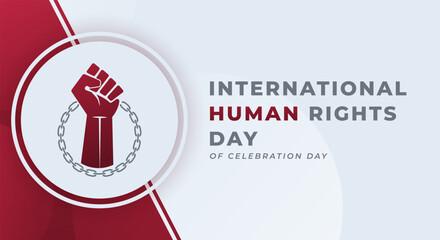 Human Rights Day Celebration Vector Design Illustration for Background, Poster, Banner, Advertising, Greeting Card