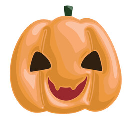 ジャックオランタンのハロウィン向けのイラスト素材