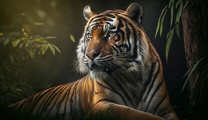 Fototapeta na wymiar bengal tiger.Generative AI