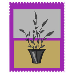 Flower stamp