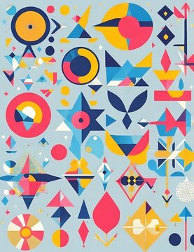 Abstract background hexagon pattern with glowing lights
