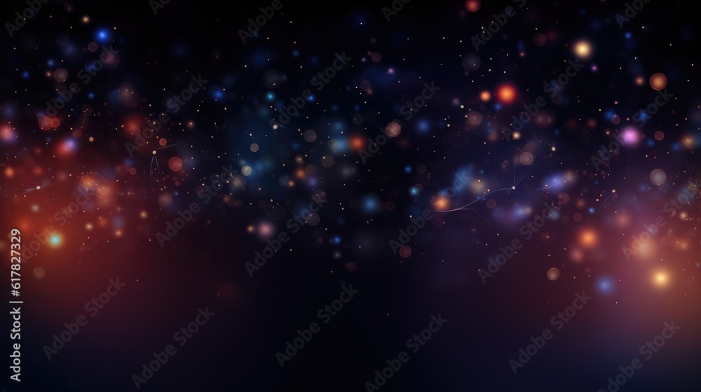 Wall mural background with particles