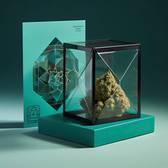 Modern Weed/marijuana Product Photography -AI generated