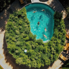 Marijuana Pool - AI Generated