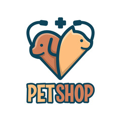 pet logo, veterinary clinic, vet