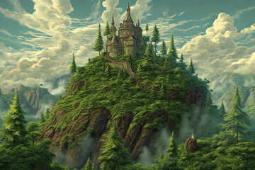 Marijuana Castle - AI Generated