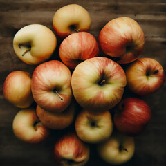 Various kinds of apples