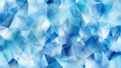 Fototapeta premium blue white turquoise abstract background for design. Geometric shapes. Triangles, squares, stripes, lines. Color gradient. Generative AI