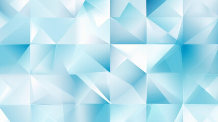 Fototapeta na wymiar blue white turquoise abstract background for design. Geometric shapes. Triangles, squares, stripes, lines. Color gradient. Generative AI