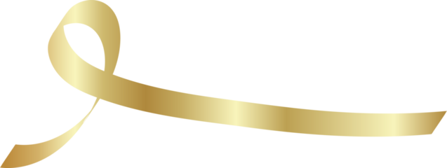 Gold shiny ribbons set. Decoration for party, holiday, New Year