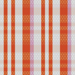 Tartan Plaid Seamless Pattern. Traditional Scottish Checkered Background. Template for Design Ornament. Seamless Fabric Texture. Vector Illustration