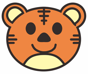 Face Animal Emoticon Vector Element