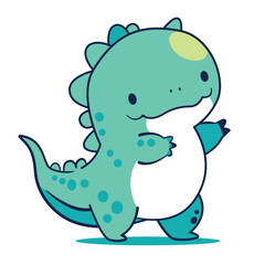 Cute dino for your design project