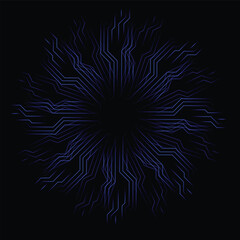 Black and blue modern abstract background