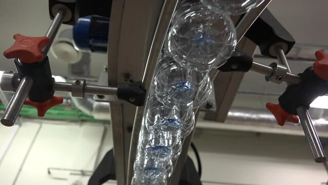 Water Bottles in a bottle factory