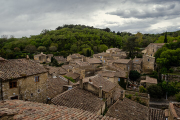 old village in france Saint-Montan