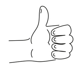 thumb up hand