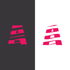 negative space typography abjad