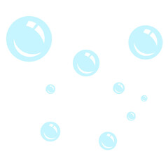 foam bubbles in the ocean