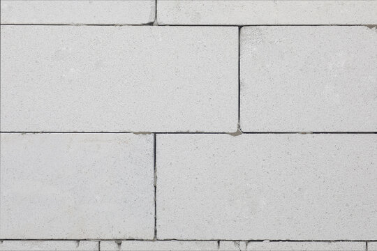 Masonry from the gas blocks close-up.