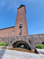 Stockholm, Sweden; 2nd June 2023: the Stockholm city hall building