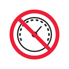 Forbidden Prohibited Warning, caution, attention, restriction label danger. Vector meter flat icon. Gauge vector icon. Do not use Speedometer measurement sign. Gauge symbol pictogram 