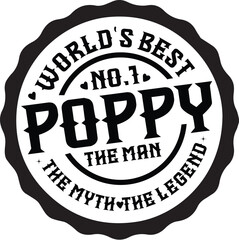 world's best no.1 poppy the man the myth the legend