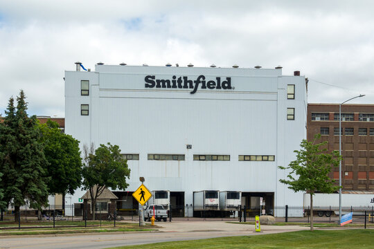 Smithfield Pork Processing Plant and Trademark Logo