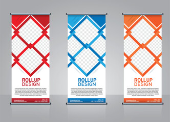 Professional Roll up banner design template