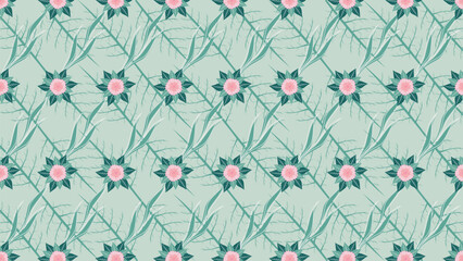 flower pattern vector art illustration design