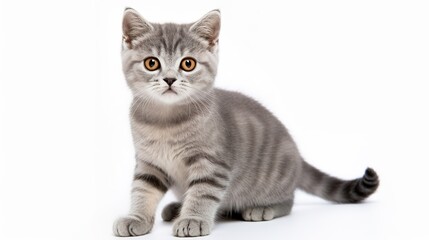 The lively and lovely pet cat is generated by artificial intelligence in the background of the world cat.    