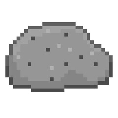 Pixel illustration of a stone