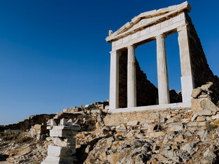 ruins of ancient greek temple