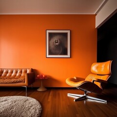 Contemporary living room, modern living room, interior design, minimalism, AI generated image, AI Art, AI
