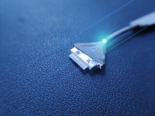 The art wallpaper of computer lcd port connector