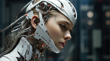 Cyborg. Generative AI