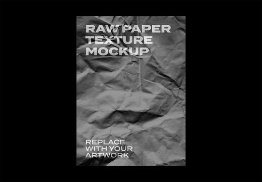 Paper Mockup Texture Letterhead Template Branding Identity Blank Poster Flyer