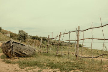 Fototapeta premium old fence