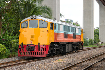 Naklejka premium State Railway of Thailand General Electric Diesel Locomotive