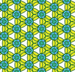 Multi color seamless abstract pattern. Background and backdrop. Multi Colored. Colorful ornamental design. Colored mosaic ornaments. Vector graphic illustration. EPS10.