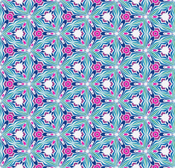 Multi color seamless abstract pattern. Background and backdrop. Multi Colored. Colorful ornamental design. Colored mosaic ornaments. Vector graphic illustration. EPS10.