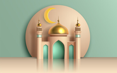 Ramadan cover, ramadan mubarak background, template design element, Vector illustration
