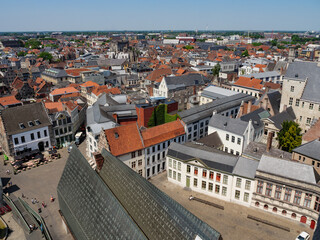 Die Altstadt von Gent in  Belgien